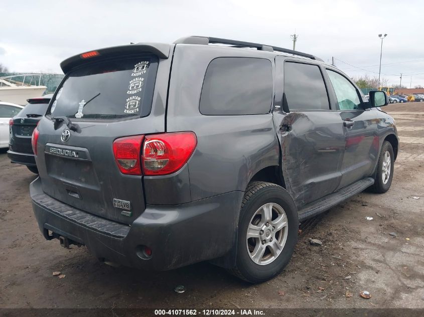 VIN 5TDBW5G15GS129281 2016 Toyota Sequoia, Sr5 5.7L V8 no.4