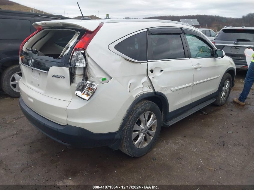 VIN 5J6RM4H7XEL098801 2014 Honda CR-V, Ex-L no.4