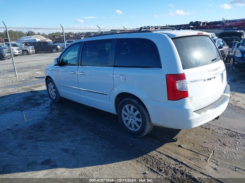 Vin: 2c4rc1bg6gr129715, lot: 41561634, chrysler town & country touring 20163