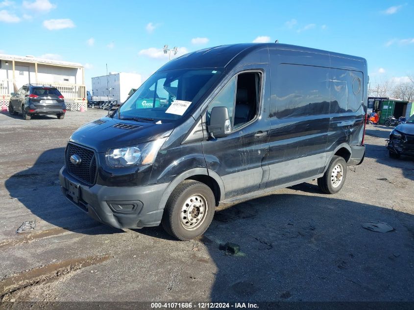 VIN 1FTBR2C83MKA10480 2021 FORD TRANSIT-250 CARGO VAN no.2