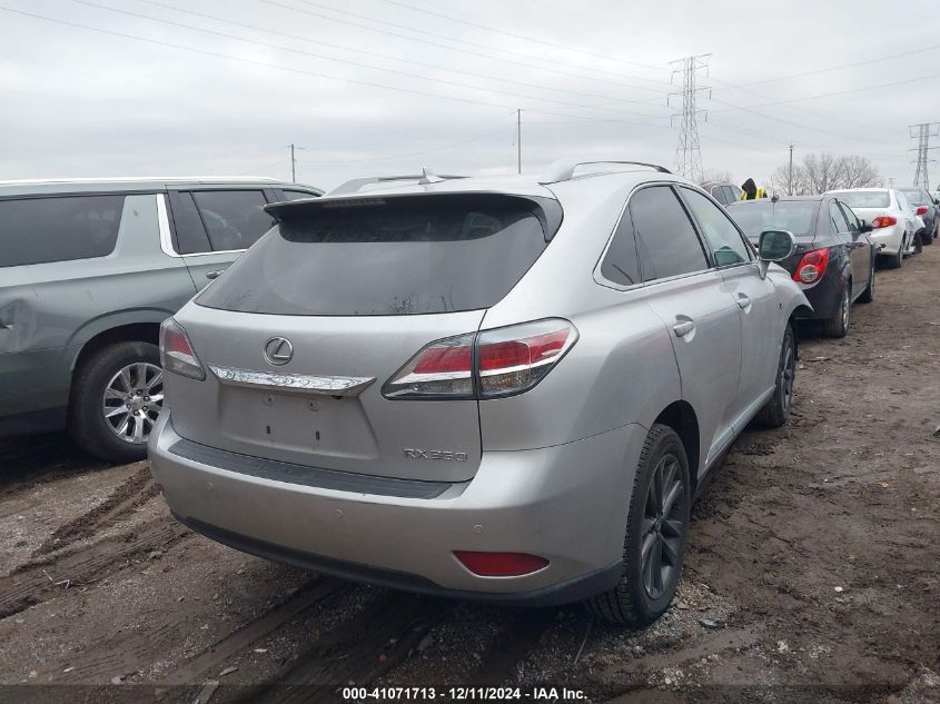 VIN 2T2BK1BA8DC173190 2013 Lexus RX, 350 F Sport no.4