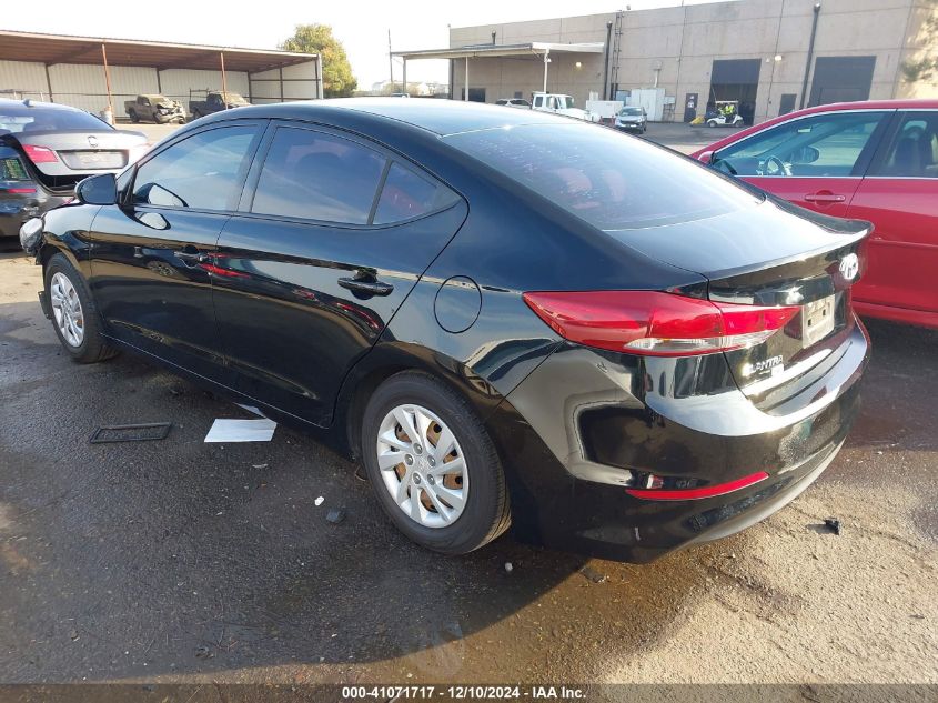 VIN 5NPD74LFXJH341107 2018 HYUNDAI ELANTRA no.3