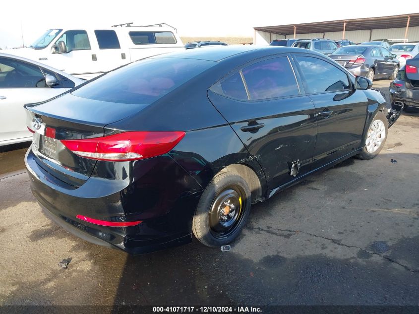 VIN 5NPD74LFXJH341107 2018 HYUNDAI ELANTRA no.4