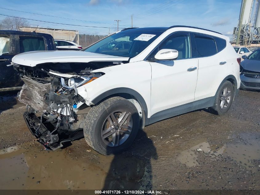 VIN 5XYZU3LB0HG398861 2017 Hyundai Santa Fe, Sport... no.2