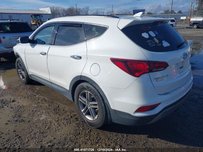 VIN 5XYZU3LB0HG398861 2017 Hyundai Santa Fe, Sport... no.3