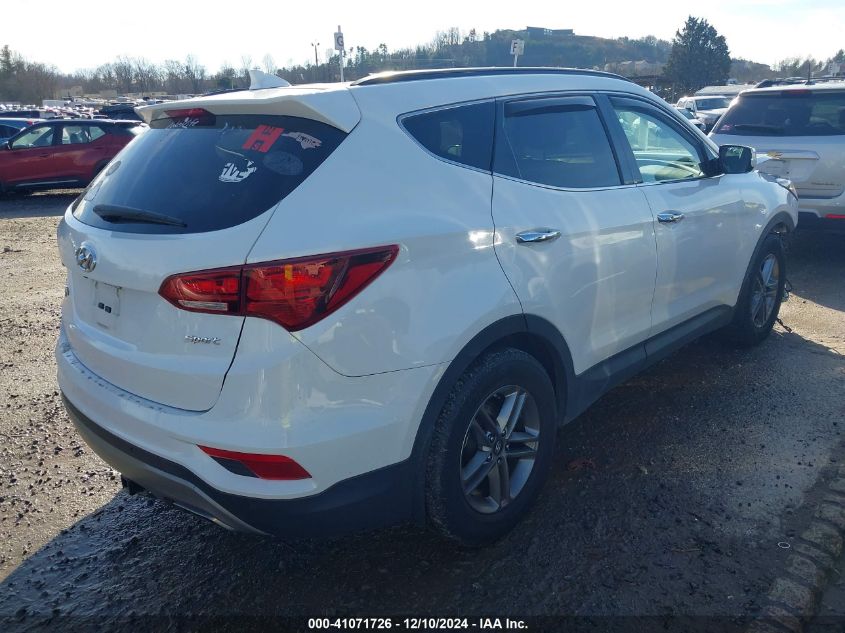 VIN 5XYZU3LB0HG398861 2017 Hyundai Santa Fe, Sport... no.4