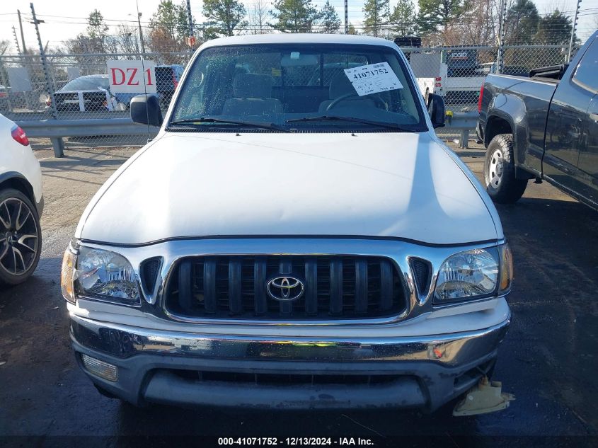 2001 Toyota Tacoma Xtracab VIN: 5TEWN72N51Z840550 Lot: 41071752