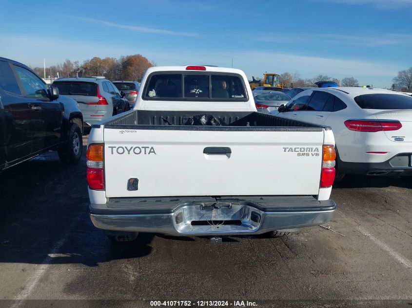 2001 Toyota Tacoma Xtracab VIN: 5TEWN72N51Z840550 Lot: 41071752