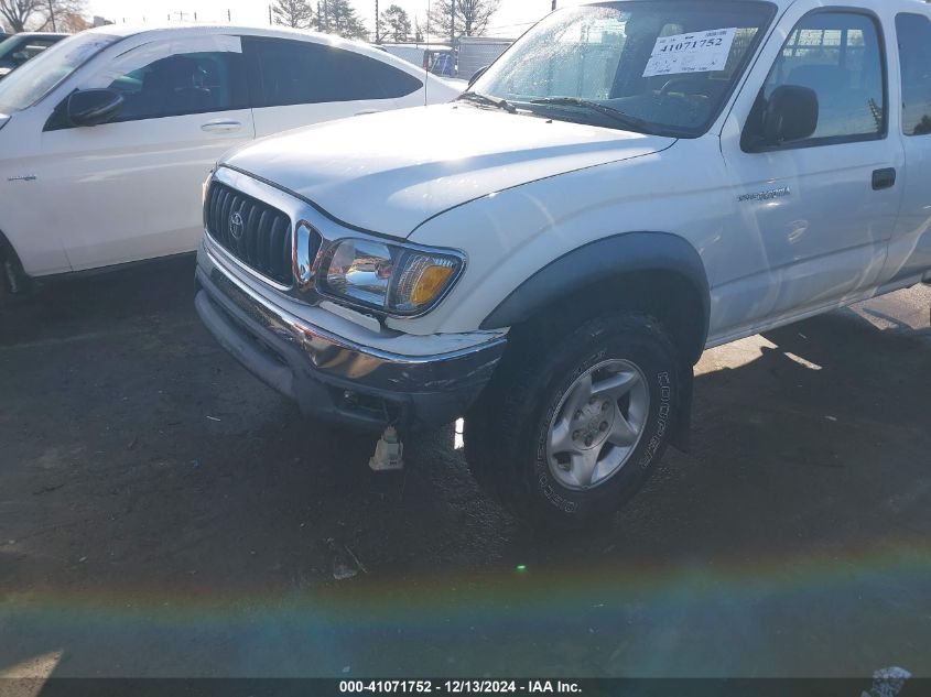 2001 Toyota Tacoma Xtracab VIN: 5TEWN72N51Z840550 Lot: 41071752