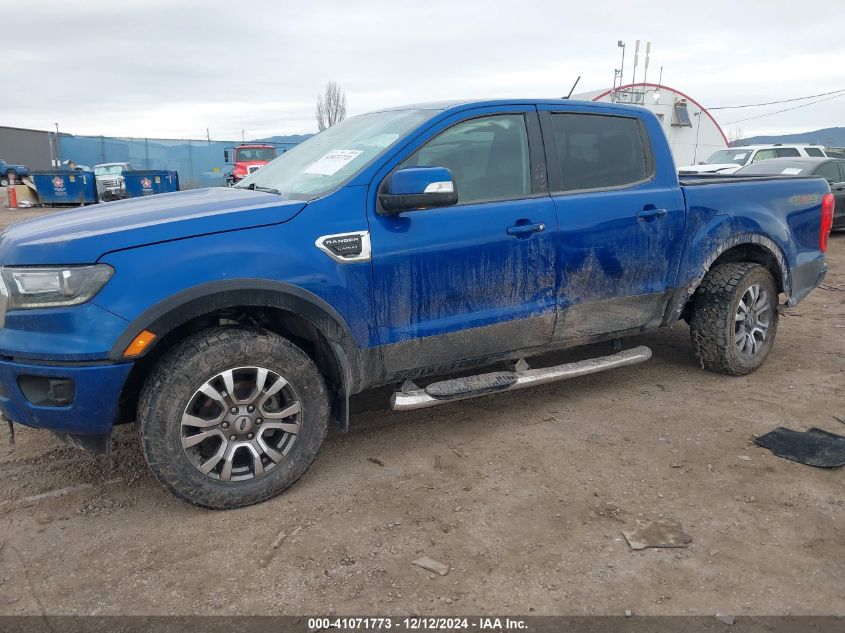 2019 Ford Ranger Lariat VIN: 1FTER4FH6KLA10808 Lot: 41071773