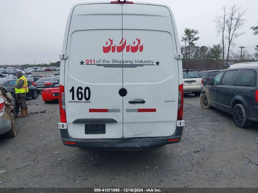 2021 Mercedes-Benz Sprinter 2500 High Roof I4 Diesel VIN: W1W4DCHY6MT045194 Lot: 41071895