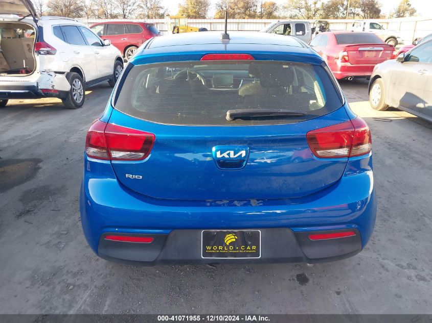 2022 Kia Rio 5-Door S VIN: 3KPA25AD4NE506362 Lot: 41071955