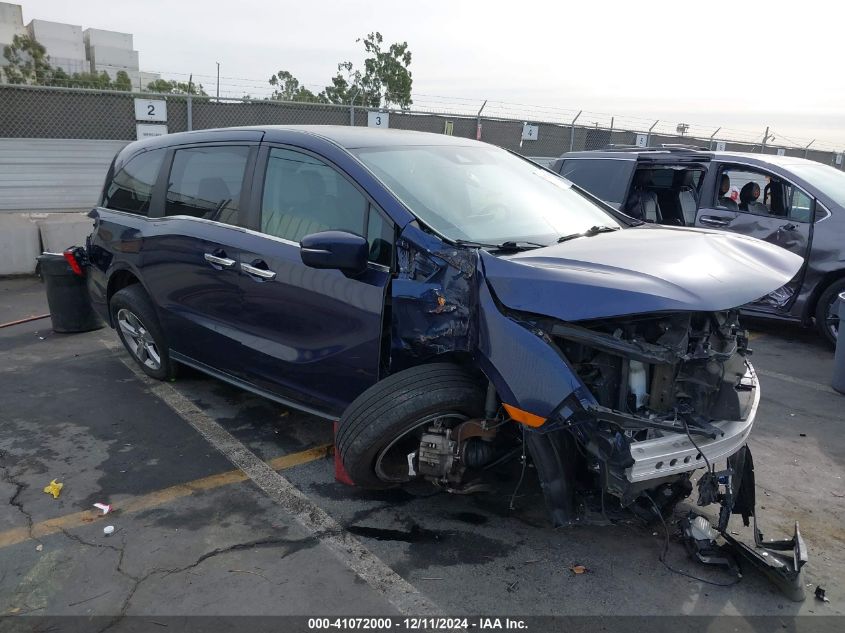 VIN 5FNRL6H77KB127822 2019 Honda Odyssey, Ex-L no.1