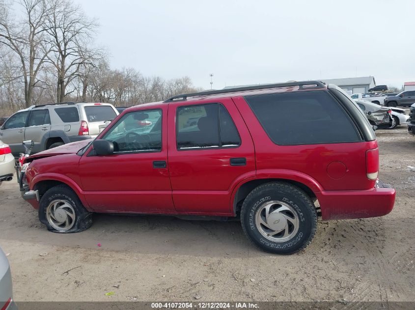 2001 Chevrolet Blazer Lt VIN: 1GNDT13W512197940 Lot: 41072054