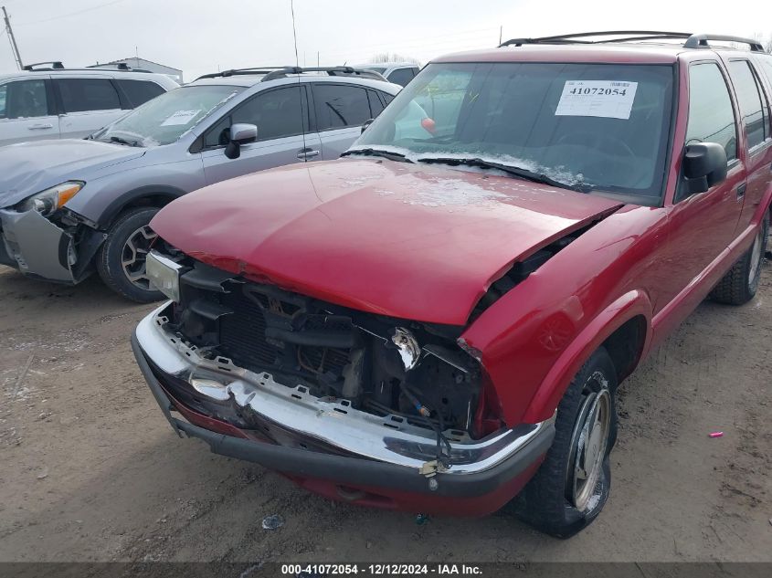 2001 Chevrolet Blazer Lt VIN: 1GNDT13W512197940 Lot: 41072054