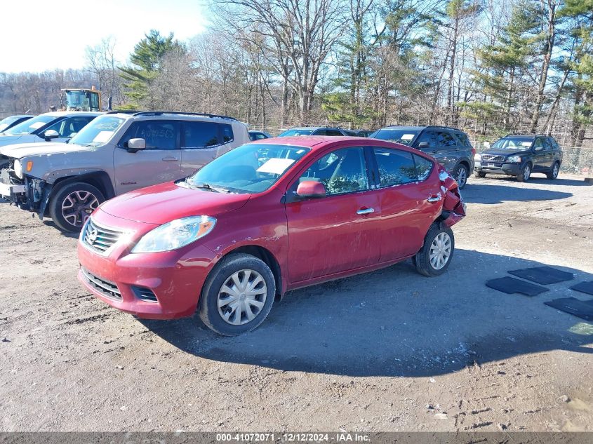 VIN 3N1CN7AP5EL800406 2014 Nissan Versa, 1.6 SV no.2