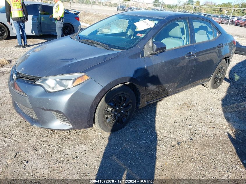 VIN 2T1BURHE2EC205429 2014 Toyota Corolla, LE no.2