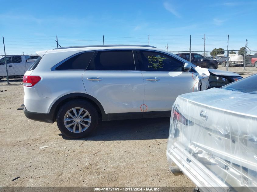 2018 Kia Sorento 3.3L Lx VIN: 5XYPG4A58JG404803 Lot: 41072141