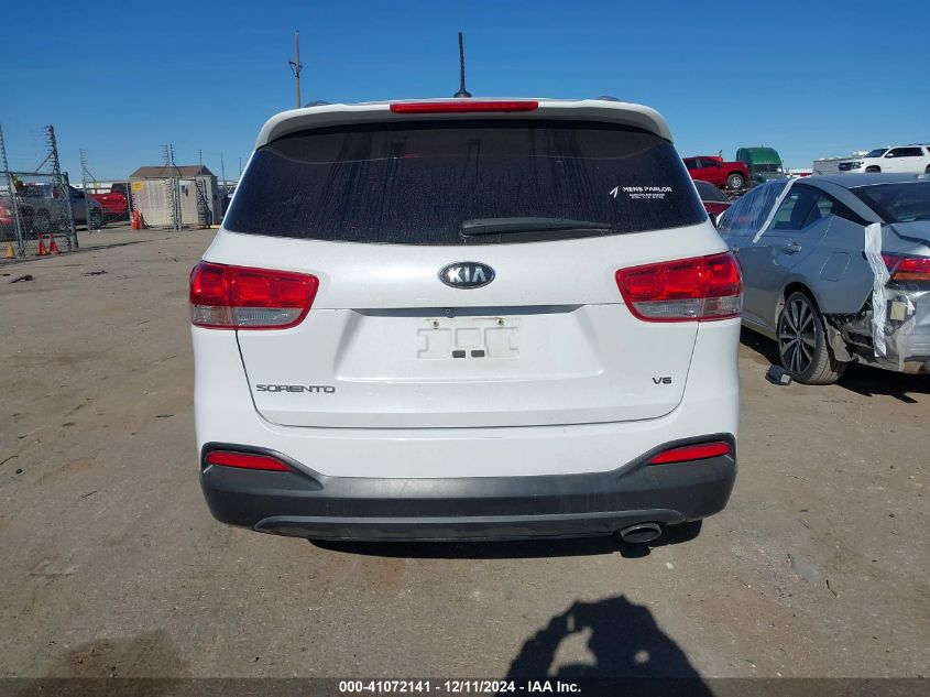 2018 Kia Sorento 3.3L Lx VIN: 5XYPG4A58JG404803 Lot: 41072141