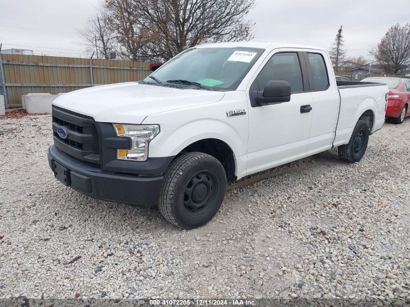 VIN 1FTEX1C84HFC18637 2017 FORD F-150 no.2