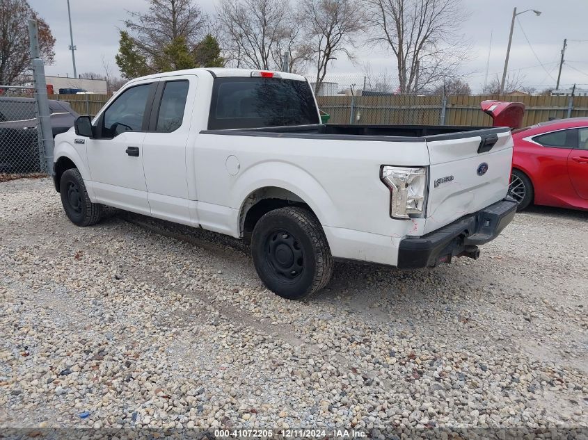 VIN 1FTEX1C84HFC18637 2017 FORD F-150 no.3