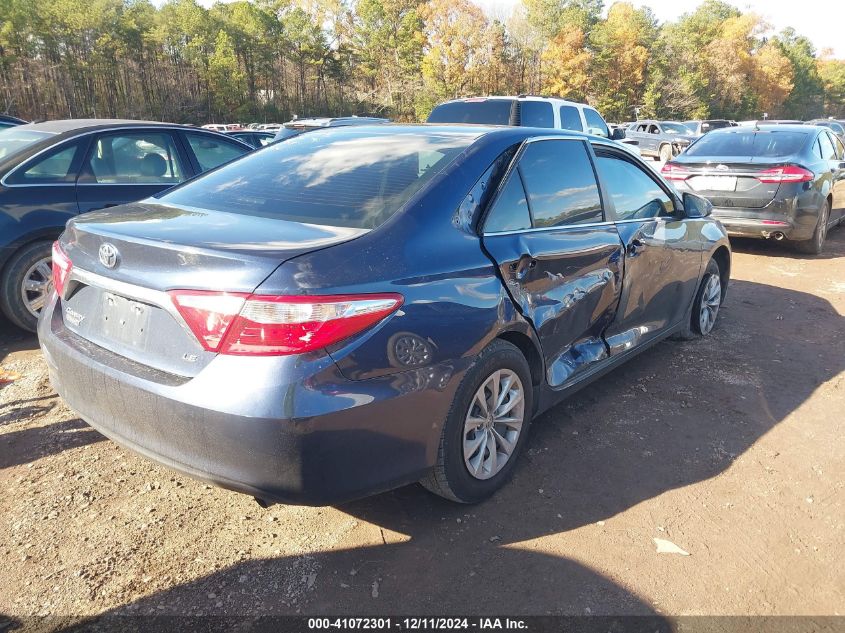 VIN 4T1BF1FK8HU734052 2017 Toyota Camry, LE no.4