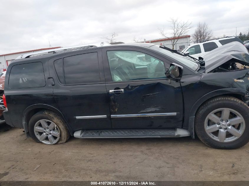 2011 Nissan Armada Platinum VIN: 5N1AA0NE4BN616968 Lot: 41072610