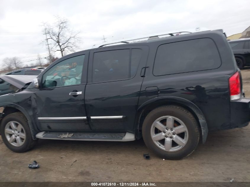 2011 Nissan Armada Platinum VIN: 5N1AA0NE4BN616968 Lot: 41072610