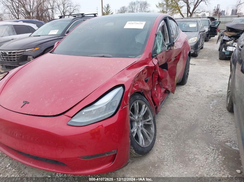 VIN 7SAYGDEE4PF890611 2023 Tesla Model Y, Awd/Long... no.6