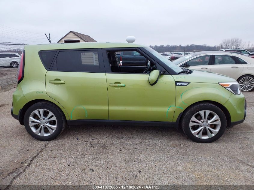 2016 Kia Soul + VIN: KNDJP3A53G7852744 Lot: 41072665