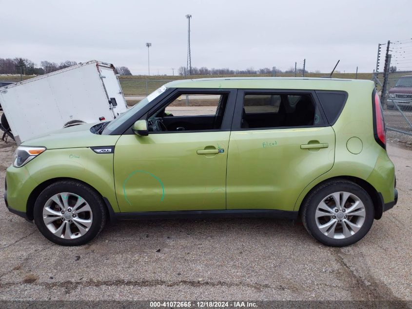 2016 Kia Soul + VIN: KNDJP3A53G7852744 Lot: 41072665