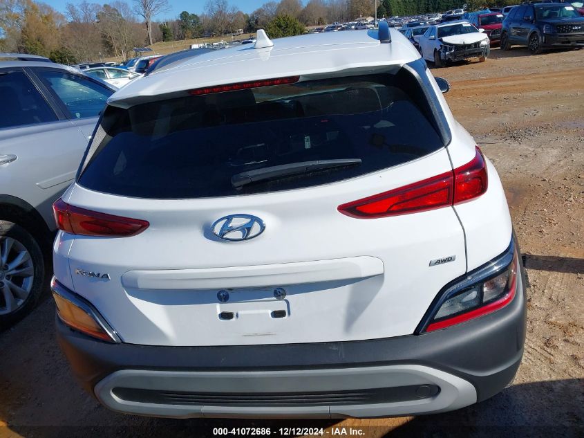 2023 Hyundai Kona Sel VIN: KM8K6CAB6PU038842 Lot: 41072686