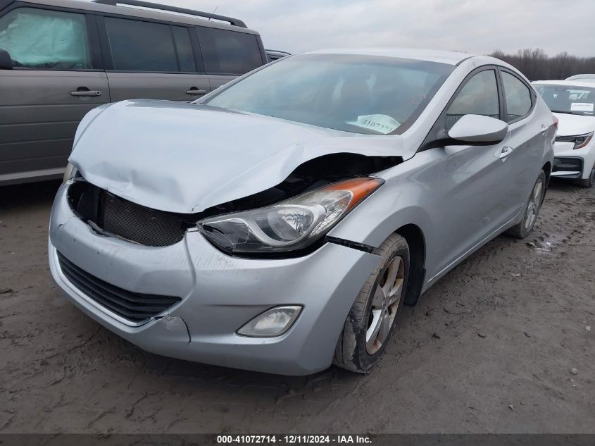 VIN 5NPDH4AEXDH172945 2013 Hyundai Elantra, Gls no.2