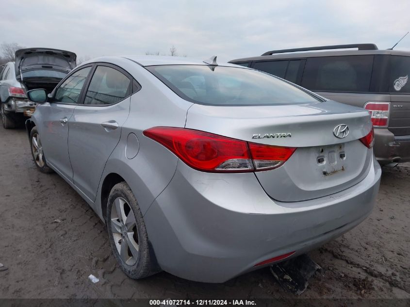 VIN 5NPDH4AEXDH172945 2013 Hyundai Elantra, Gls no.3