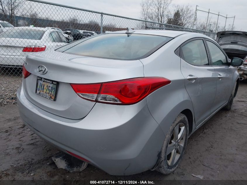 VIN 5NPDH4AEXDH172945 2013 Hyundai Elantra, Gls no.4