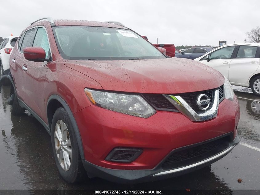 VIN JN8AT2MV5GW149108 2016 Nissan Rogue, SV no.1