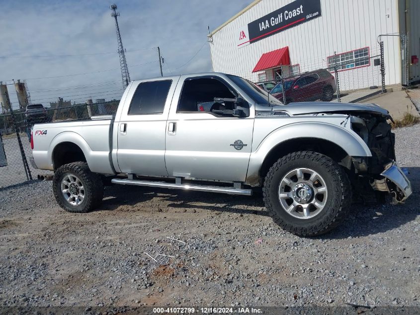 2012 Ford F-250 Lariat VIN: 1FT7W2BT5CEB72192 Lot: 41072799