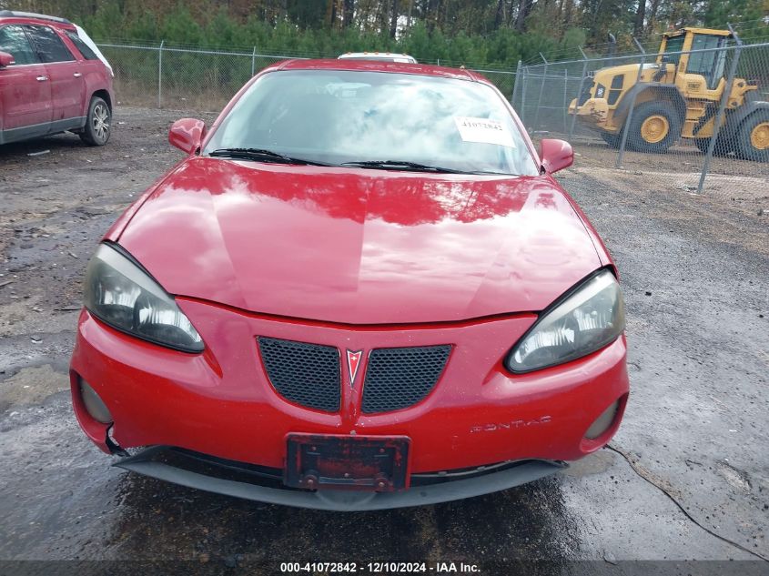 2008 Pontiac Grand Prix VIN: 2G2WP552981138086 Lot: 41072842