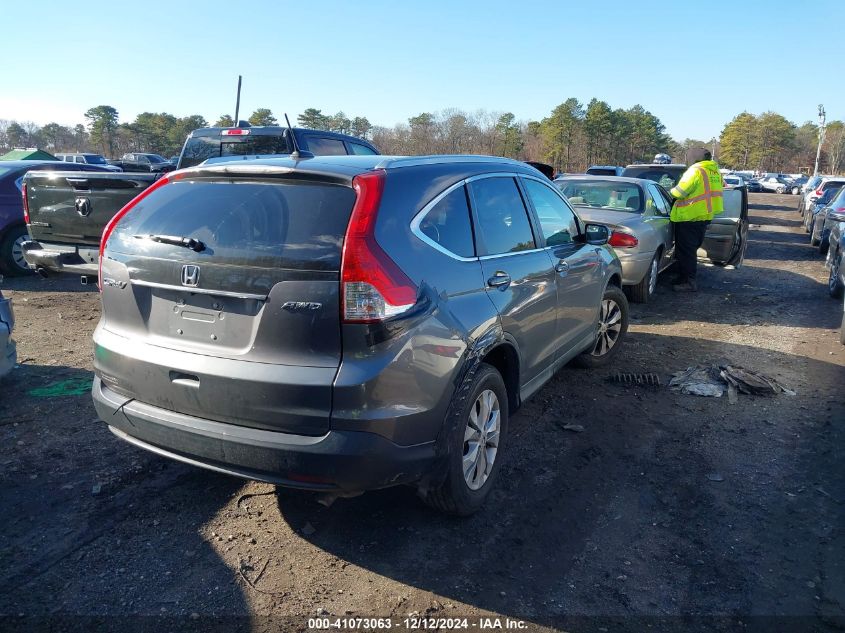 VIN 2HKRM4H79EH637953 2014 Honda CR-V, Ex-L no.4