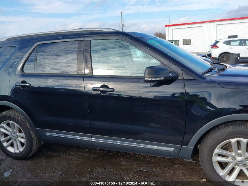 2017 Ford Explorer Xlt VIN: 1FM5K7D87HGC51332 Lot: 41073159