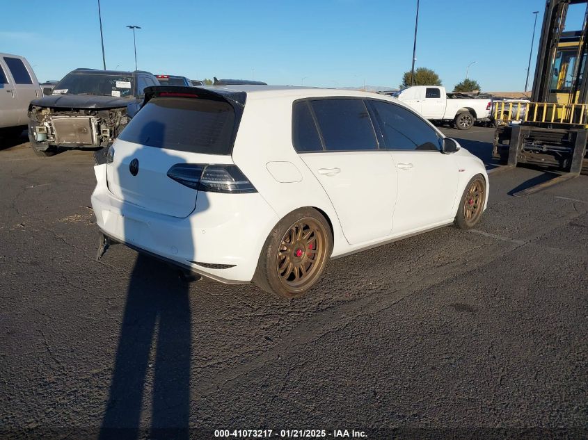 VIN 3VW547AU1FM104780 2015 Volkswagen Golf Gti, 2.0... no.4