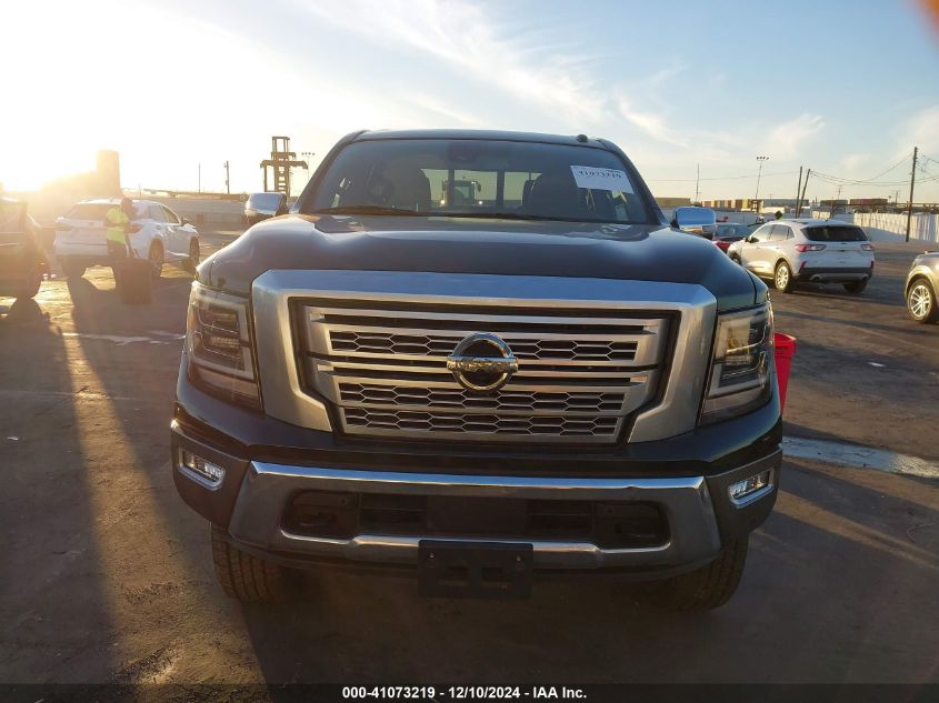 2021 Nissan Titan Platinum Reserve 4X4 VIN: 1N6AA1ED5MN500924 Lot: 41073219