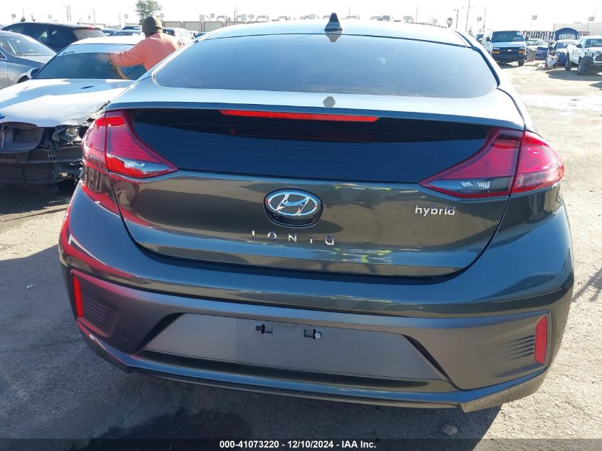 2022 Hyundai Ioniq Hybrid Se VIN: KMHC75LCXNU271168 Lot: 41073220