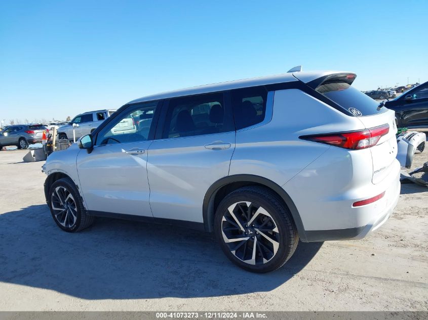 2022 Mitsubishi Outlander Black Edition /Se 2.5 /Se Launch Edition VIN: JA4J4UA87NZ066305 Lot: 41073273