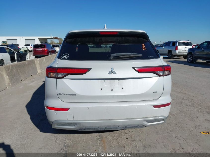 2022 Mitsubishi Outlander Black Edition /Se 2.5 /Se Launch Edition VIN: JA4J4UA87NZ066305 Lot: 41073273