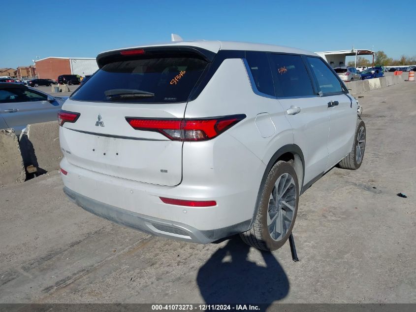 2022 Mitsubishi Outlander Black Edition /Se 2.5 /Se Launch Edition VIN: JA4J4UA87NZ066305 Lot: 41073273