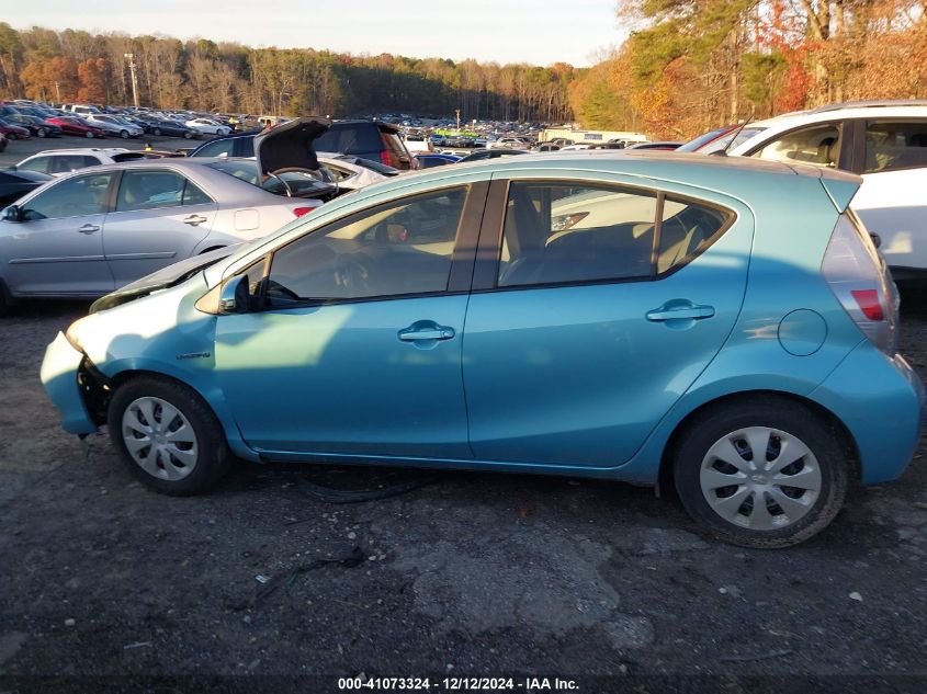 2012 Toyota Prius C One VIN: JTDKDTB3XC1005291 Lot: 41073324