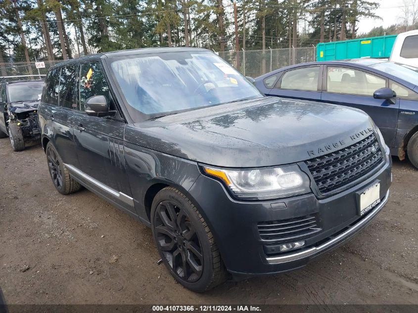 VIN SALGS2KF2GA245725 2016 Land Rover Range Rover,... no.1