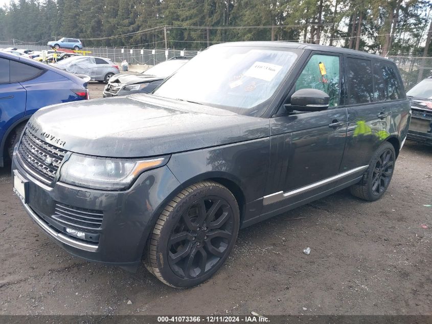 VIN SALGS2KF2GA245725 2016 Land Rover Range Rover,... no.2