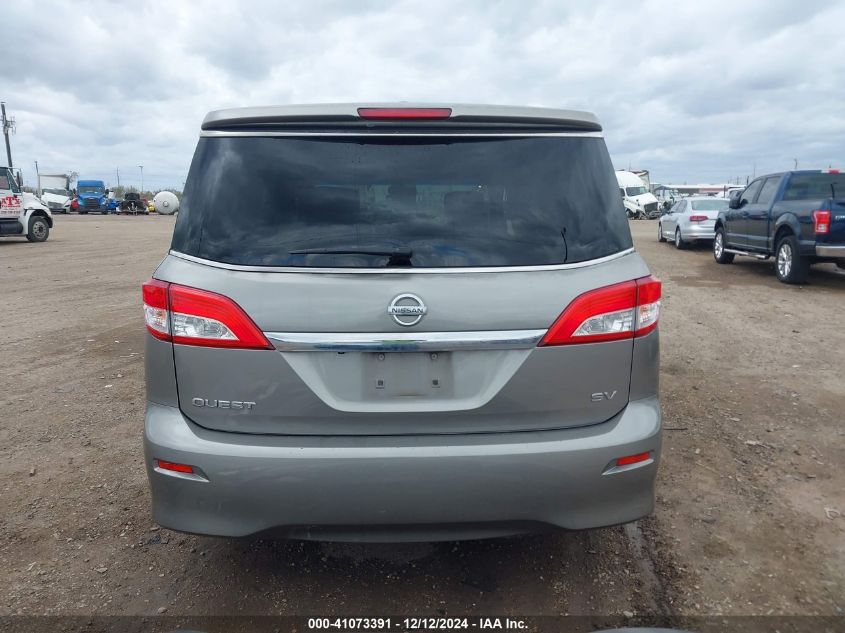 2013 Nissan Quest Sv VIN: JN8AE2KP1D9067840 Lot: 41073391